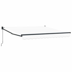 vidaXL Markiza wysuwana Biały 300 x 250 x 165 cm