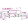 vidaXL 5-cz. zestaw mebli ogrodowych z poduszkami, lite drewno sosnowe
