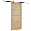 vidaXL Drzwi przesuwne ORKDAL 86 x 198,5 cm Lite drewno sosnowe
