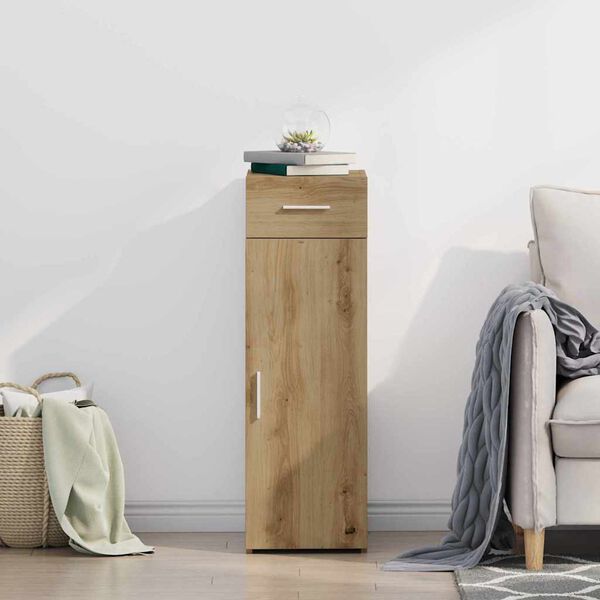 vidaXL Bufet z szufladą Dąb rzemieślniczy 30 x 42,5 x 93 cm