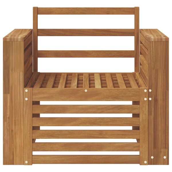 vidaXL Zestaw sof na zewnątrz Naturalny 79 x 63 x 73 cm