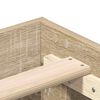 vidaXL Ramka ł&oacute;żka 2 pcs Sonoma 152 x 203 cm Materiał drewnopochodny