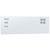vidaXL Tablica magnetyczna ścienna biała 60x20 cm szkło hartowane