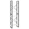 vidaXL Wysoki regał, biały, 80x30x210 cm, lite drewno sosnowe