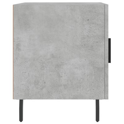 vidaXL Szafka nocna, szarość betonu, 40x40x50 cm