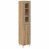 vidaXL Highboard 2 pcs Dąb rzemieślniczy Materiał drewnopochodny