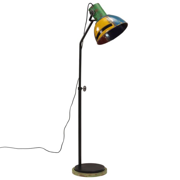 vidaXL Lampa stojąca, 25 W, wielokolorowa, 30x30x100-150 cm, E27
