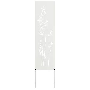 vidaXL Ekran zapewniający prywatność w ogrodzie Biały 32 x 140 cm