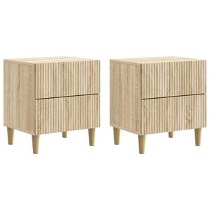 vidaXL Szafka Nocna 2 szt. dąb Sonoma 43 x 34,5 x 48 cm