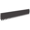 vidaXL Krawężnik do trawnika 20 pcs 103 x 20 cm Stal Czarny