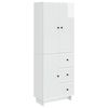 vidaXL Zestaw szafek 2 pcs 66 x 34,5 x 90 cm Drewno inżynieryjne