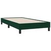 vidaXL Ł&oacute;żko typu Box Spring bez materaca Ciemnozielone 200x220 cm