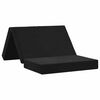 vidaXL Składana Sofa Ł&oacute;żko 100 x 67 x 45 cm Czarny