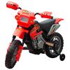 vidaXL Motocykl dla dzieci, czerwono-czarny
