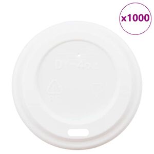 vidaXL Pokrywki do kubk&oacute;w papierowych do kawy, &Oslash;60 mm, 4oz, 1000 szt.