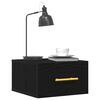 vidaXL Szafka Nocna Czarny dąb 35 x 35 x 20 cm Materiał drewnopochodny