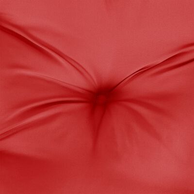 vidaXL Poduszka na ławkę ogrodową, czerwona, 150x50x7 cm, tkanina
