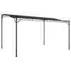 vidaXL Zadaszenie, antracytowe, 4x3 m, 180 g/m², tkanina i stal