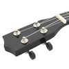 vidaXL Ukulele sopranowe z pokrowcem, dla dzieci, czarne, 23"