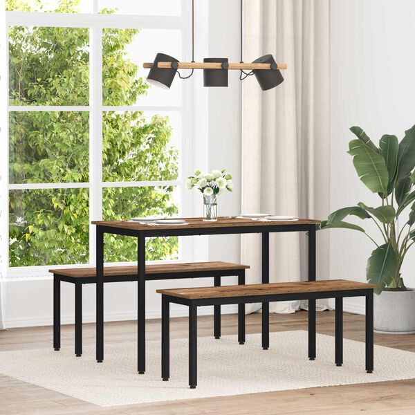 vidaXL Stoły do jadalni METAL