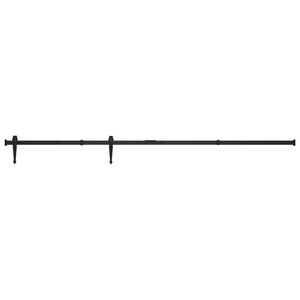 vidaXL System do drzwi przesuwnych do mebli, stal węglowa, 183 cm