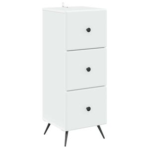 vidaXL Szafka z Szufladami Biały 33 x 34,5 x 90 cm Drewno inżynieryjne
