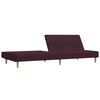 vidaXL 2-osobowa kanapa, fioletowa, tapicerowana tkaniną