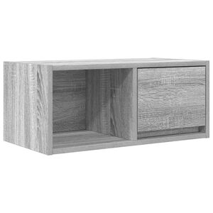 vidaXL Szafka RTV Szara Sonoma 60x31x25,5 cm Drewno klejone