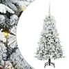 vidaXL Sztuczna choinka z zawiasami z podstawą Biały 120 cm PE i PVC