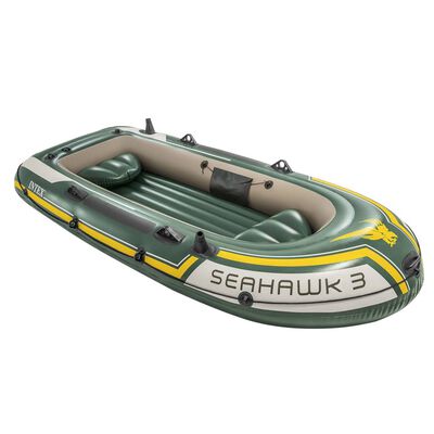 Intex Nadmuchiwany ponton Seahawk 3 z silnikiem i uchwytem