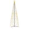 vidaXL Choinka stożkowa ciepła biel 1400 diod LED 160x500 cm