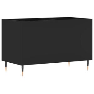 vidaXL Szafka na płyty, czarna, 74,5x38x48 cm, materiał drewnopochodny