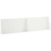 vidaXL Mur oporowy 2 szt. 80 x 12 x 50 cm Stal Biały