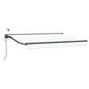 vidaXL Elektryczna Rozkładana Markiza Biały i antracyt 2,5 x 2 m