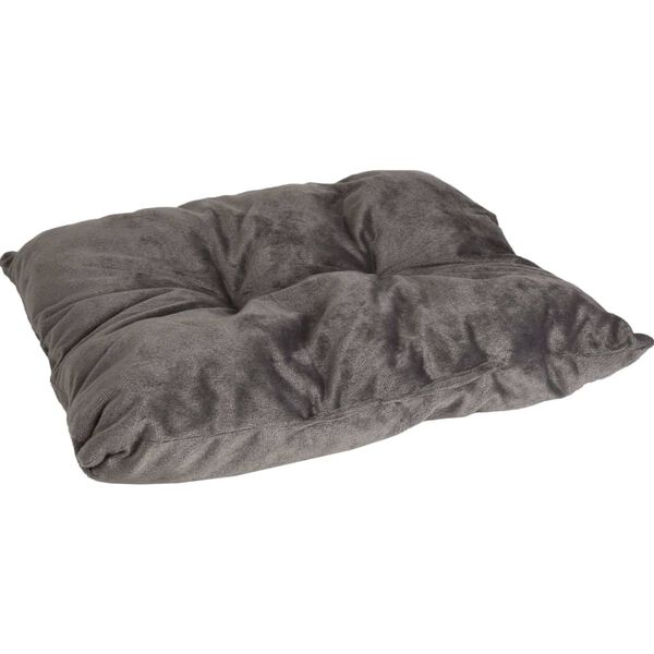 FLAMINGO Koszyk z poduszką Enya, prostokątny, szary, 45x32x18 cm