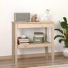 vidaXL Stolik konsolowy, 80x40x75 cm, lite drewno sosnowe