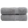 vidaXL Ręczniki premium, SOLUND, 2 szt., szare, 100x150 cm, 600 g/m&sup2;