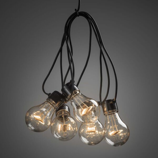 KONSTSMIDE Lampki imprezowe z 10 żar&oacute;wkami, zestaw startowy