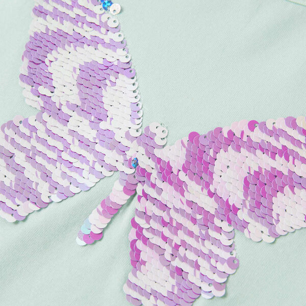 Koszulka dziecięca, półrękawki, miętowa, 104