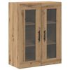 vidaXL Highboard 2 pcs dąb artisan Materiał drewnopochodny