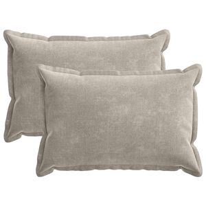vidaXL Poszewka na poduszkę 2 pcs HOUTEN jasnoszary 50 x 75 cm