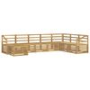 vidaXL Zestaw sof na zewnątrz 8 pcs Biały 304 x 185,5 x 73 cm