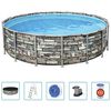Bestway Basen Power Steel, z zestawem akcesori&oacute;w, 488 x 122 cm