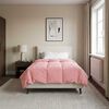 vidaXL Kołdra na cały rok Kwiłtowany R&oacute;żowy 140 x 220 cm Mikrofibra