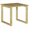vidaXL st&oacute;ł Naturalny 40 x 40 x 36 cm Impregnowane drewno sosnowe