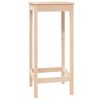 vidaXL Stolik barowy, 50x50x110 cm, lite drewno sosnowe