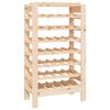 vidaXL Stojak na wino, 61,5x30x107,5 cm, lite drewno sosnowe
