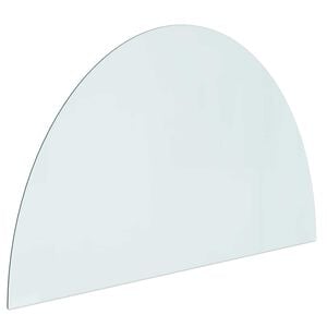 vidaXL Szklana płyta kominkowa przezroczysty 1000 x 600 mm Szkło