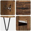 vidaXL Bufet Stare drewno 69,5 x 34 x 90 cm Materiał drewnopochodny