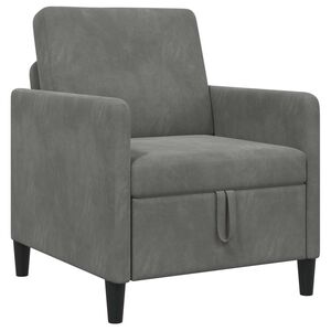 vidaXL Sofa z miejscem do przechowywania ciemnoszary 72 x 78 x 87 cm